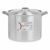 Casserole with Lid Kinvara Silver Aluminium 46 x 30 x 37 cm Ø 34 cm (2 Units)