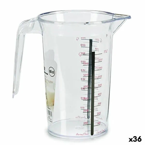Мерная кружка полистирол Пластик 800 ml (36 штук)