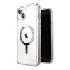 Speck Gemshell Grip + MagSafe - Case for iPhone 15 Plus / iPhone 14 Plus (Clear / Chrome Finish)