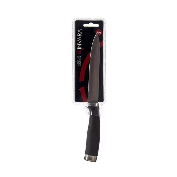 Virtuves Nazis Kinvara Melns Sudrabains Nerūsējošais tērauds Plastmasa 3 x 23,5 x 2 cm (12 gb.)