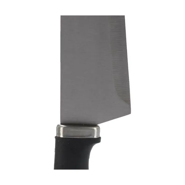 Keittiöveitsi Kinvara Musta Hopeinen Ruostumaton teräs Muovinen 5 x 2 x 33 cm 5 x 33 x 2,5 cm (12 osaa)