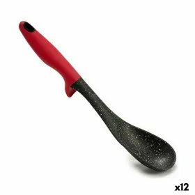 Половник Нейлон 7 x 32 x 7 cm Чёрный Красный (12 штук)