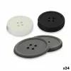 Lasinaluset Kinvara Valkoinen Musta Harmaa Silikoni Muovinen Painike 9 x 2 x 9 cm 8,8 x 8,8 x 0,05 cm 8 x 0,05 x 8 cm 9 x 1,8 x 