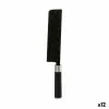 Large Cooking Knife Kinvara Black Stainless steel Plastic 5,3 x 33 x 2,3 cm 33 x 2,3 x 5,3 cm Marble (12 Units)