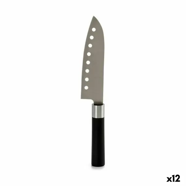 Virtuves Nazis Kinvara Melns Sudrabains Nerūsējošais tērauds Plastmasa 5 x 30 x 2,5 cm (12 gb.)