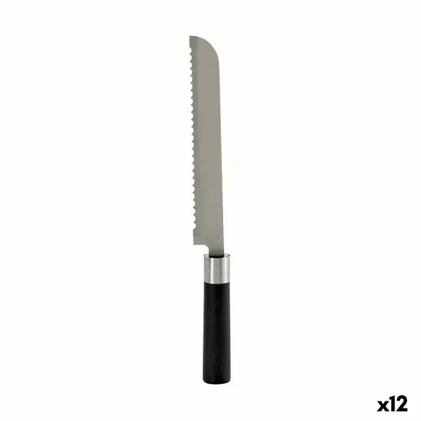 Serrated Knife Kinvara Stainless steel Plastic 3,5 x 2 x 33 cm 2 x 2 x 33 cm (12 Units)