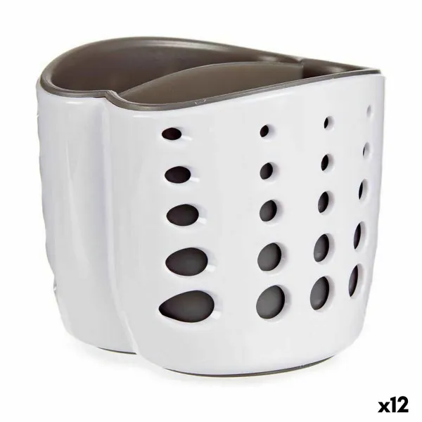 Grotelės kriauklei Kinvara Polietilenas polistirenas 9,7 x 8,5 x 9,7 cm Dvigubas (12 vnt.)