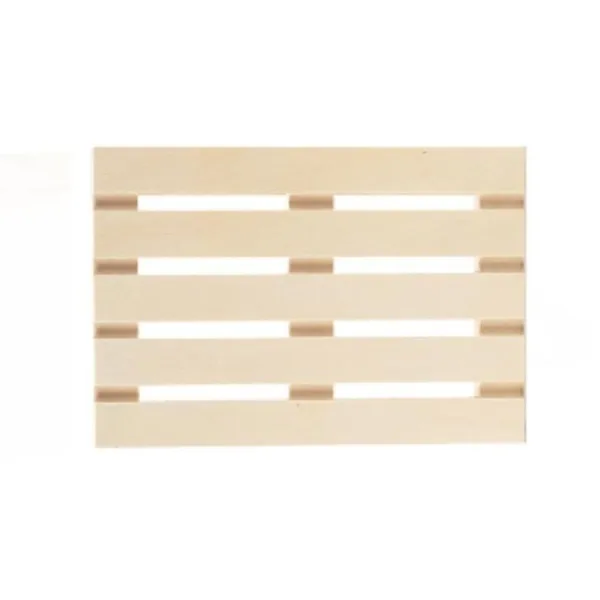 поднос для закусок Gift Decor Коричневый Деревянный 40 x 2 x 60 cm (12 штук)