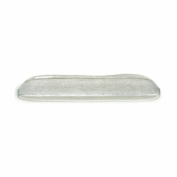 Serving Platter Vivalto Oasis Transparent Glass 18 x 2 x 47 cm (4 Units)