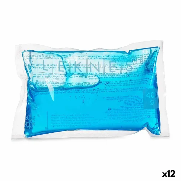 Vīna Pudeles Dzesētājs Leknes Zils Polietilēns 400 ml 22,5 x 3 x 14,5 cm (12 gb.)