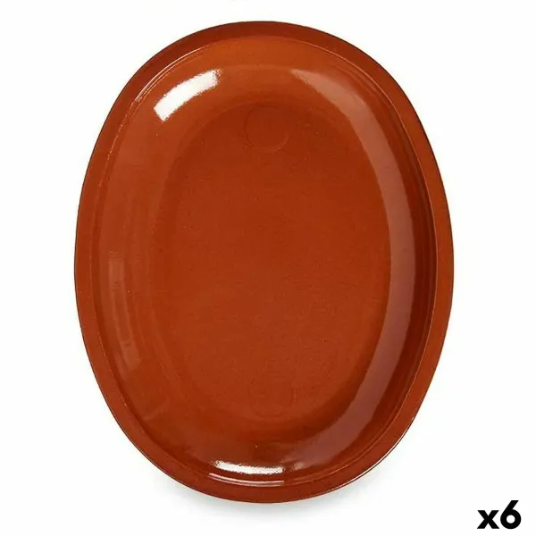 Oven Dish La Dehesa Baked clay 24,5 x 3 x 30,5 cm 31 x 3 x 24,5 cm (6 Units)