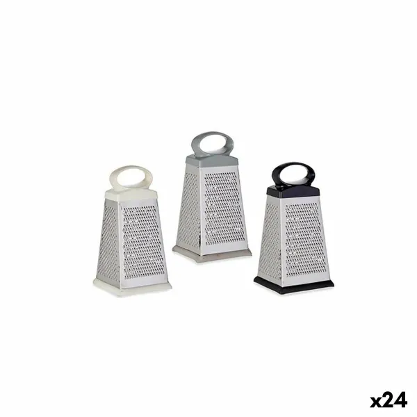 Raastin Kinvara Valkoinen Musta Harmaa Hopea Kumi Ruostumaton teräs Muovinen 11,5 x 22,5 x 10 cm (24 osaa)