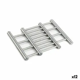 Table Mat Kinvara Silver Stainless steel 23 x 2 x 20 cm Extendable (12 Units)
