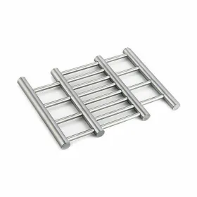 Table Mat Kinvara Silver Stainless steel 23 x 2 x 20 cm Extendable (12 Units)