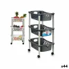 Daržovių vežimėlis Stefanplast Balta Antracito Plastmasinis 40 x 29,5 x 68,5 cm (44 Unidades)