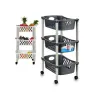 Daržovių vežimėlis Stefanplast Balta Antracito Plastmasinis 40 x 29,5 x 68,5 cm (44 Unidades)