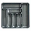 Cutlery Organiser Kinvara Grey Plastic 39 x 5 x 42,5 cm 42,5 x 5 x 39 cm (15 Units)
