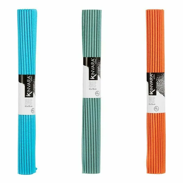 Neslystantis kilimėlis Kinvara Guma Plastmasinis 65 x 95 cm 65 x 0,03 x 95 cm 7 x 65 x 7 cm (12 vnt.)