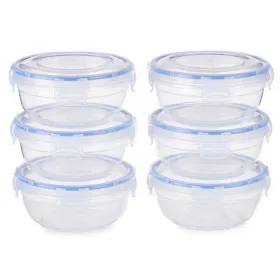 Padažinių rinkinys Leknes Mėlyna Skaidrus polipropileno Plastmasinis 800 ml Hermetiškas (8 vnt.)