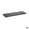 Užkandžių dėklas Kinvara Juoda 50 x 0,5 x 15 cm 15 x 0,5 x 50 cm (12 vnt.)