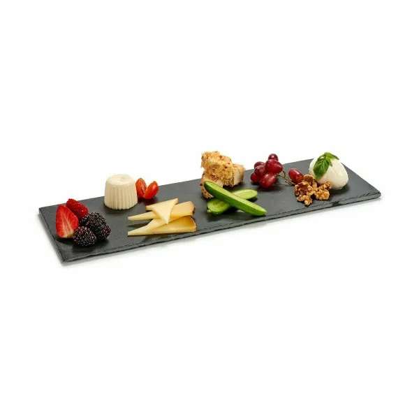 Snack tray Kinvara Black 50 x 0,5 x 15 cm 15 x 0,5 x 50 cm (12 Units)