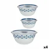 Maisto konservavimo konteineris Stefanplast Tosca Mėlyna Plastmasinis 29,5 x 13 x 29,5 cm Su dangteliu 4 vnt.
