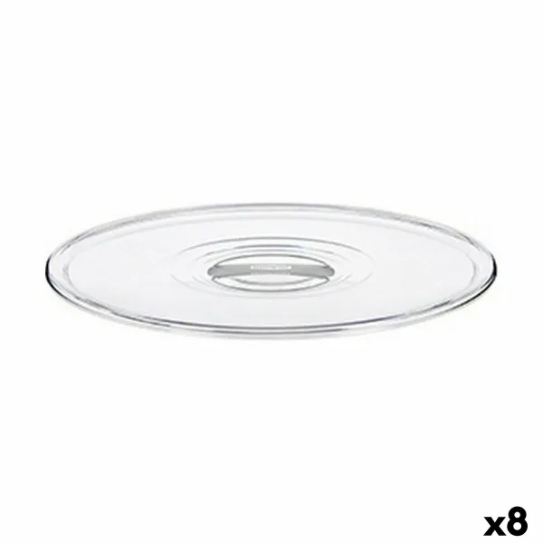 Крышки Stefanplast Tosca Прозрачный Пластик 29,5 x 2 x 29,5 cm (8 штук)