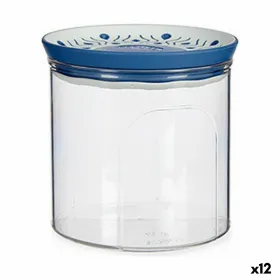 Skārdene Stefanplast Tosca Zils Plastmasa 700 ml 11,7 x 11 x 11,7 cm Hermētisks (12 gb.)