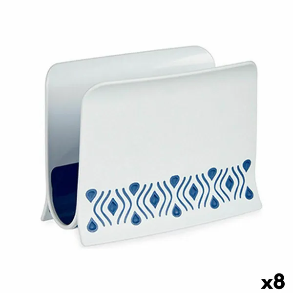 Servetėlės laikiklis Stefanplast Tosca Mėlyna Plastmasinis 8,8 x 11 x 15 cm (8 vnt.)