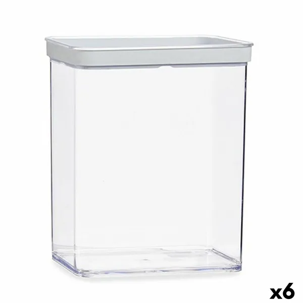 яс Gondol Прозрачный Силикон полистирол ABS 3,3 L 10,5 x 23,7 x 21 cm (6 штук)