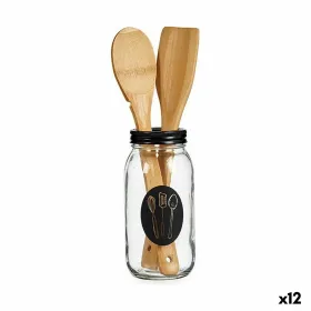 Jar Vivalto Transparent 840 ml Kitchen Spatula (12 Units)