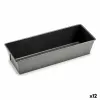 Stačiakampė liejimo forma Kinvara Tamsiai pilka Metalinis Anglies plienas 11,5 x 7,7 x 31 cm (12 vnt.)