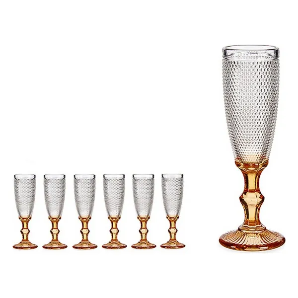 Samppanjalasi Vivalto Meripihka Lasi 180 ml Pisteet (6 osaa)