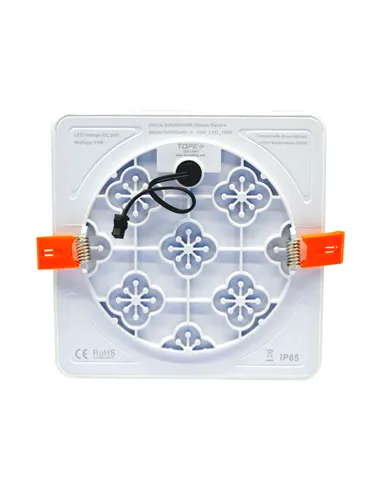 Recessed square LED panel "RONDA" 15W