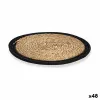 Stalo kilimėlis Gift Decor Juoda Natūralus Natūralus pluoštas 30 x 1 x 30 cm (48 vnt.)