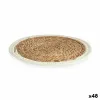 Galda paliktnis Gift Decor Balts Dabisks Dabīgā Šķiedra 30 x 1 x 30 cm (48 gb.)