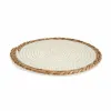 Stalo kilimėlis Gift Decor Balta Natūralus Natūralus pluoštas 30 x 1 x 30 cm (48 vnt.)