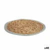 Galda paliktnis Gift Decor Pelēks Dabisks Dabīgā Šķiedra 35 x 1 x 35 cm (48 gb.)