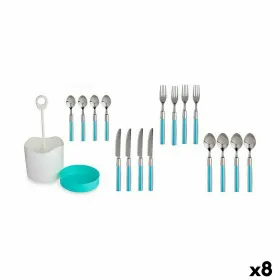 Stalo įrankių rinkinys Kinvara Mėlyna Nerūdijantis plienas Plastmasinis (8 vnt.)