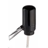 Dispenser Kinvara Black Transparent Silicone Stainless steel ABS Plastic 5 x 11 x 10 cm Electric (12 Units)