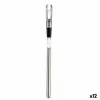 Wine Decanter Kinvara White Black Transparent Steel Stainless steel TPE Plastic 3-in-1 (12 Units)