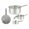 Saucepan with Lid Kinvara Silver Aluminium 2 L 20 x 12 x 35,5 cm 35,5 x 12 x 20 cm (10 Units)