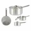 Saucepan with Lid Kinvara Silver Aluminium Ø 16 cm 1,5 L 30 x 10,5 x 18 cm 30,5 x 9 x 18 cm 18 x 10,5 x 30,5 cm (10 Units)