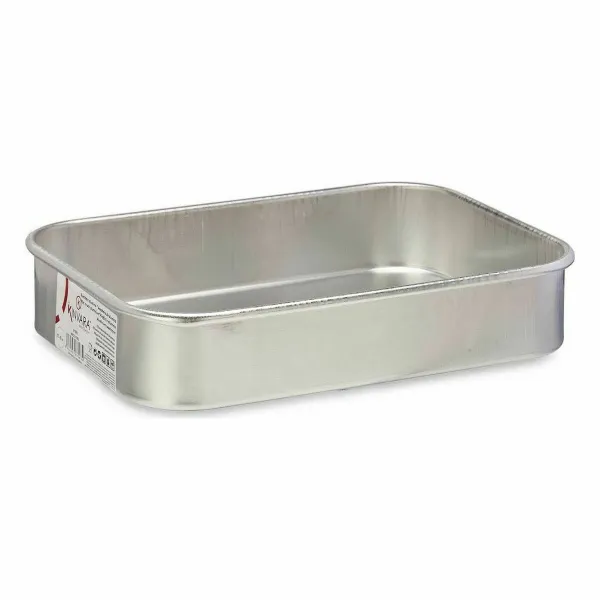 Kepimo skarda Kinvara Sidabras Aliuminis Ø 18 cm 26 X 5 X 19 CM 19 x 5 x 26 cm (12 vnt.)