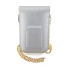 Hello Kitty Leather Metal Logo Chain - Phone crossbody bag (silver)