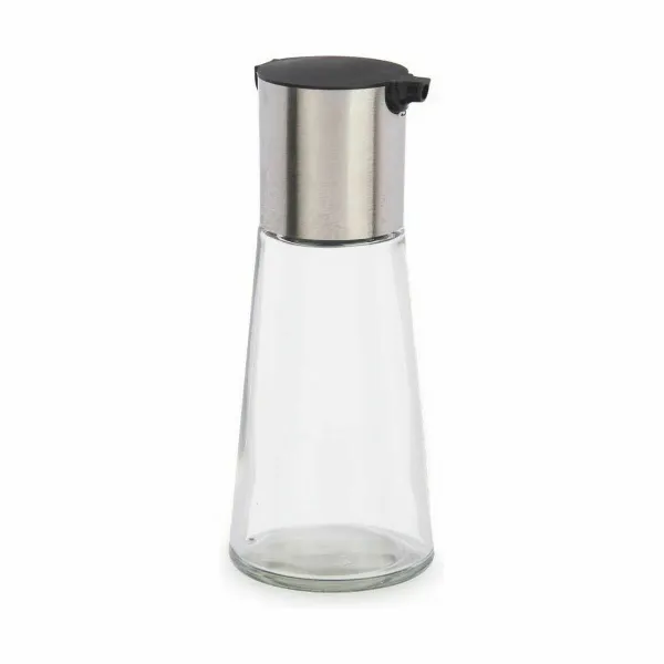 Cruet Vivalto Transparent Silver Metal Glass Aluminium polypropylene 230 ml 7 x 17 x 7 cm (24 Units)
