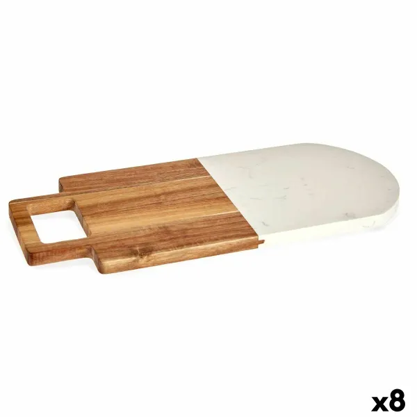 Разделочная доска Kinvara Белый 18 x 1,5 x 38 cm (8 штук)