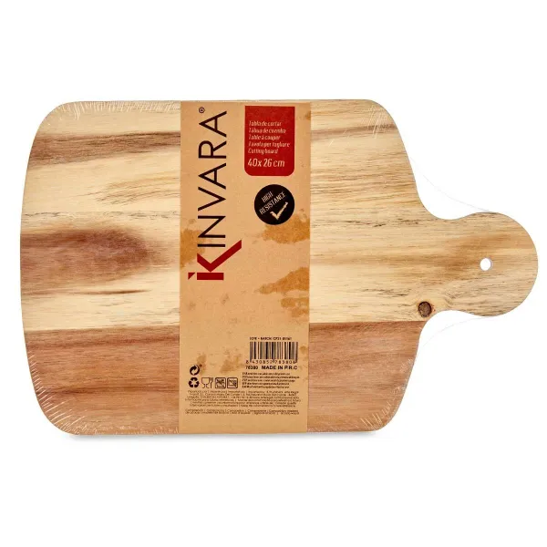 Разделочная доска Kinvara Белый 25,7 x 1,5 x 40 cm (12 штук)