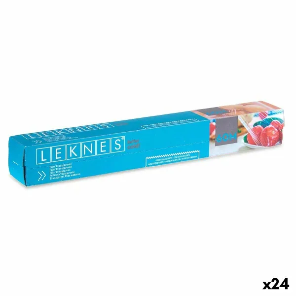 Clingfilm Leknes Transparent Polyethylene 8 mm 60 m 3,6 x 3,6 x 30,7 cm (24 Units)