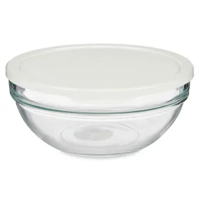 Круглая коробочка для завтраков с крышкой Pasabahce Chefs Белый 1,135 L (4 штук)